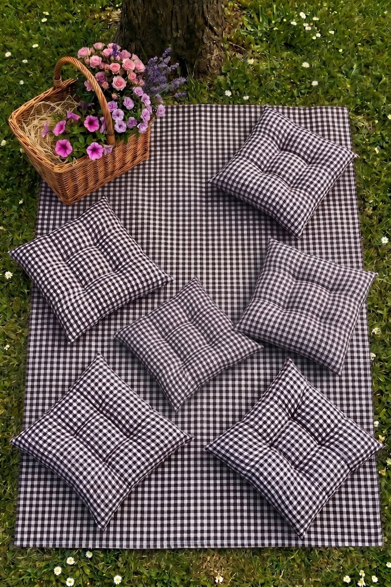 Kare Desen Piknik Seti 1054HB1195