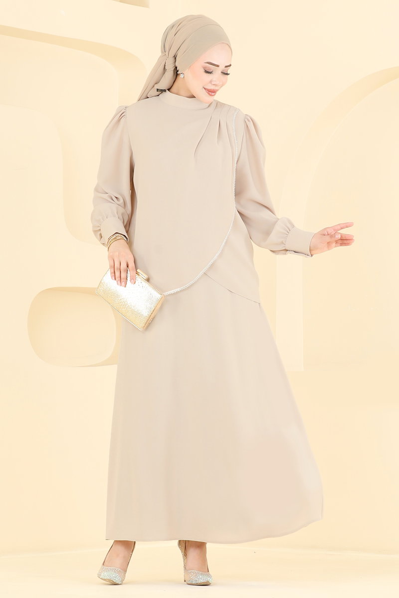 Elbise Görünümlü Krep Kombin 5829EDFK1198