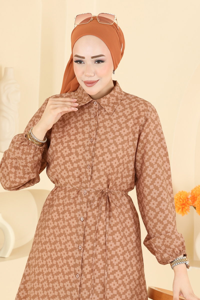 Bağcık Detaylı Tunik 8081ERK1158 görsel 3
