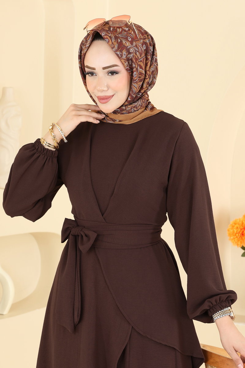 Asimetrik Kesim 2 li Takım 6768MP806 görsel 3