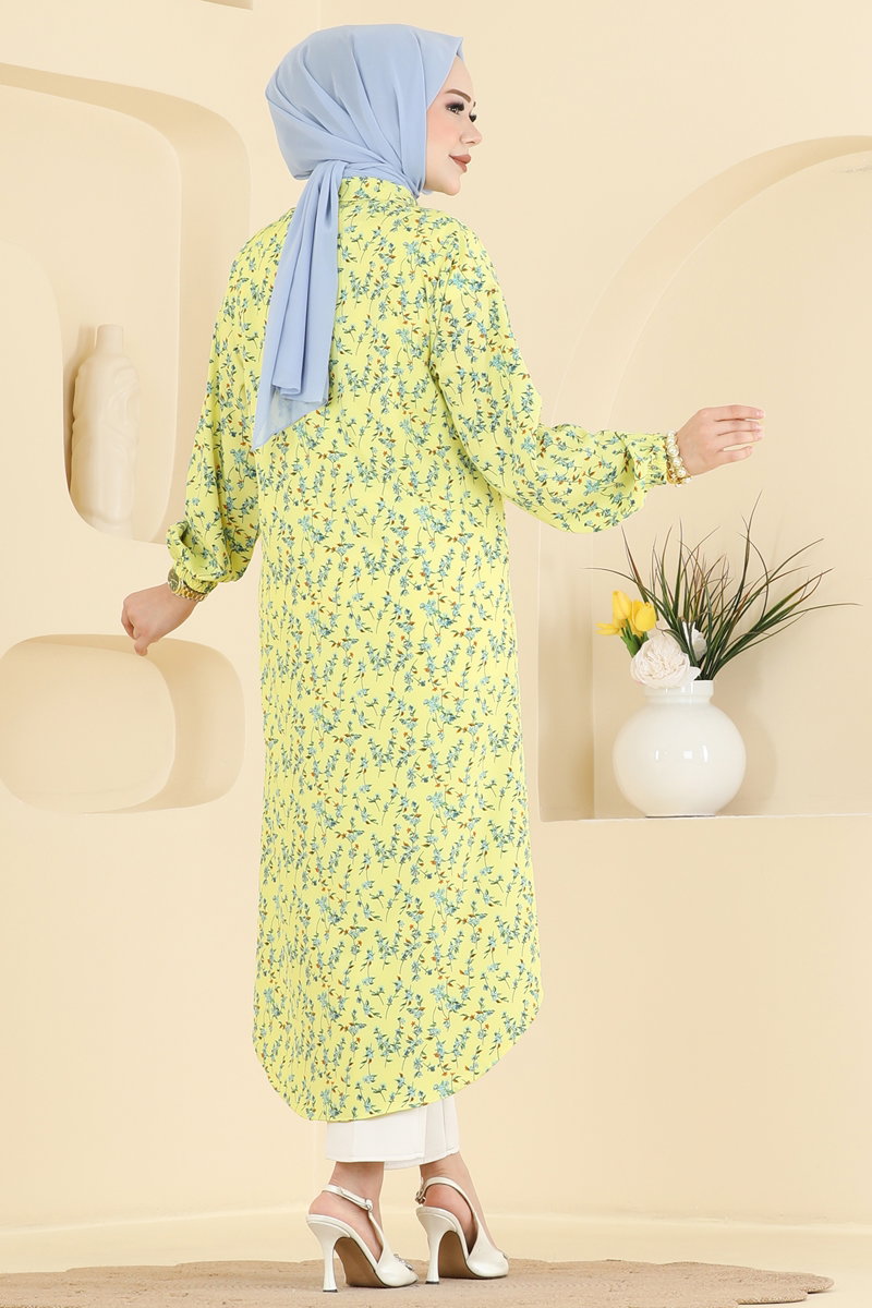 Çiçek Desenli Tunik 195NZRK1200 görsel 4