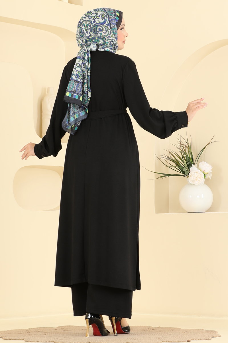 Beli Kemerli 2 li Takım 3429BLU797 görsel 5
