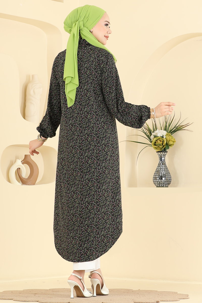 Sarmaşık Desen Jesika Tunik 214NZRK1200 görsel 4