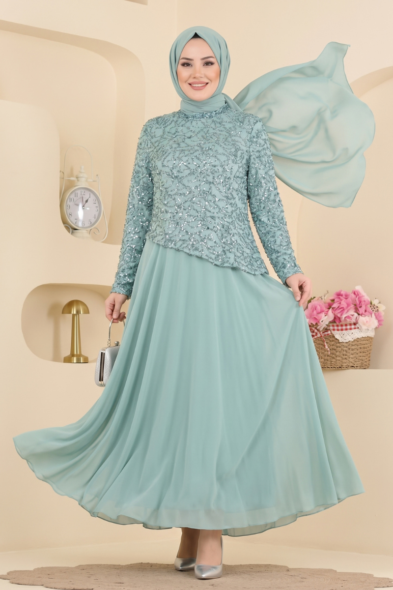 Pul Payet Detaylı Abiye 248DMNK1166