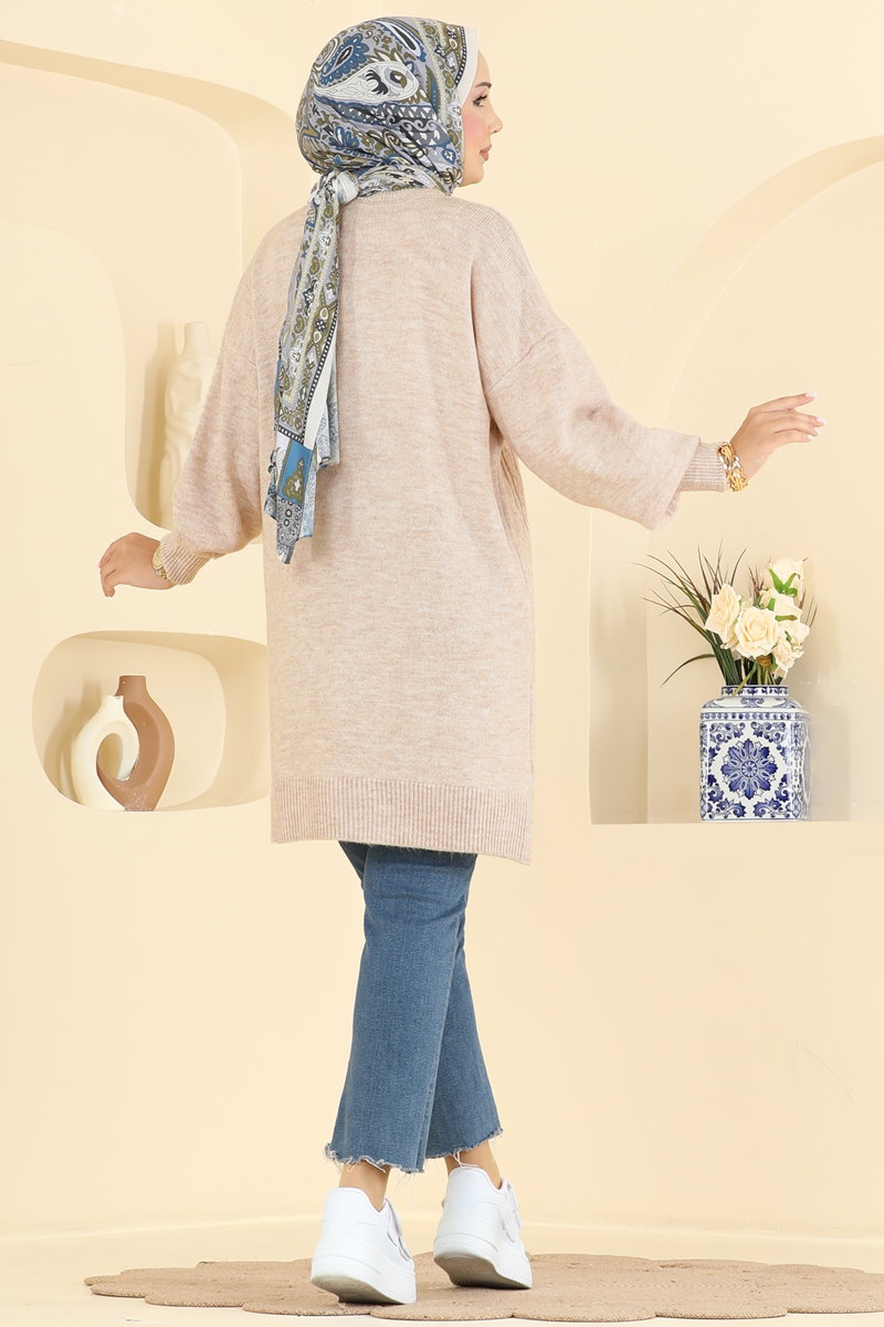 Baklava Desenli Triko Tunik 6034KLN570 görsel 4