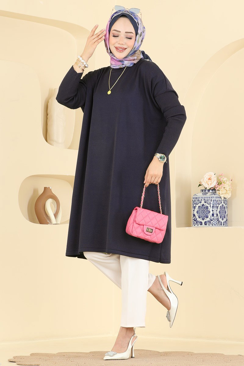 Kolları Fitilli Merserize Tunik 7048UZ662