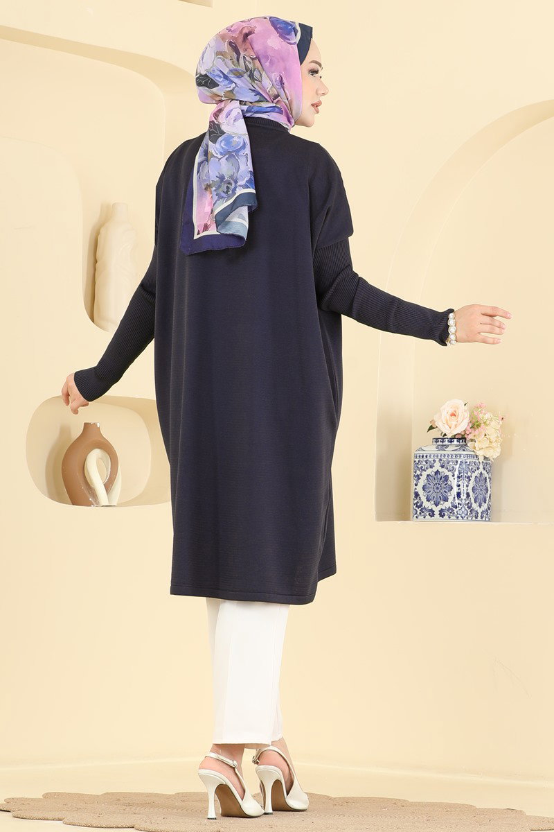 Kolları Fitilli Merserize Tunik 7048UZ662 görsel 4