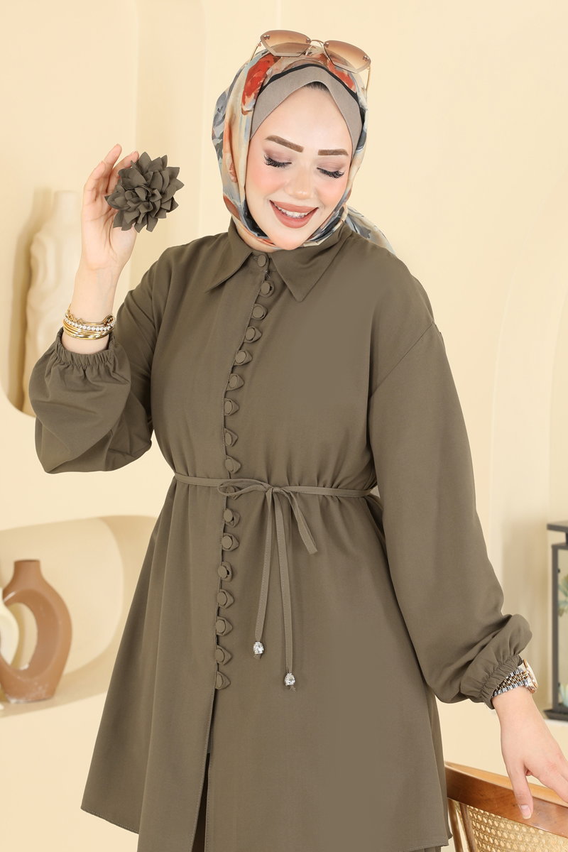 Çiçek Broşlu 2 li Takım 2934SL432 görsel 3
