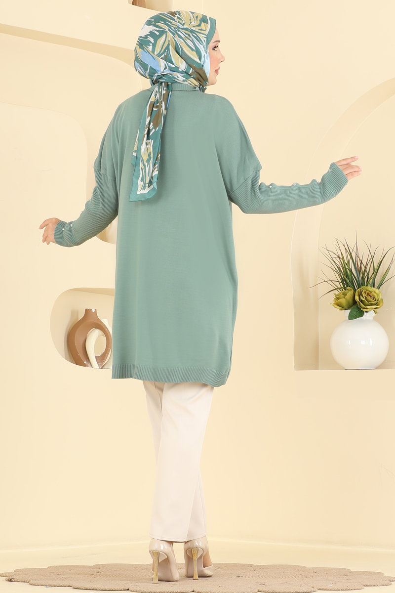 Kolları Taş Detaylı Tunik 1097KLN570 görsel 4