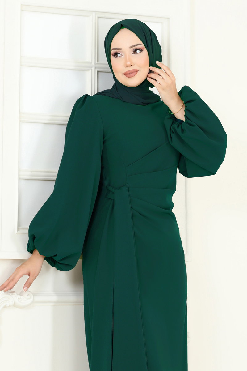 Taşlı Abiye Elbise 6225BSK463 görsel 3