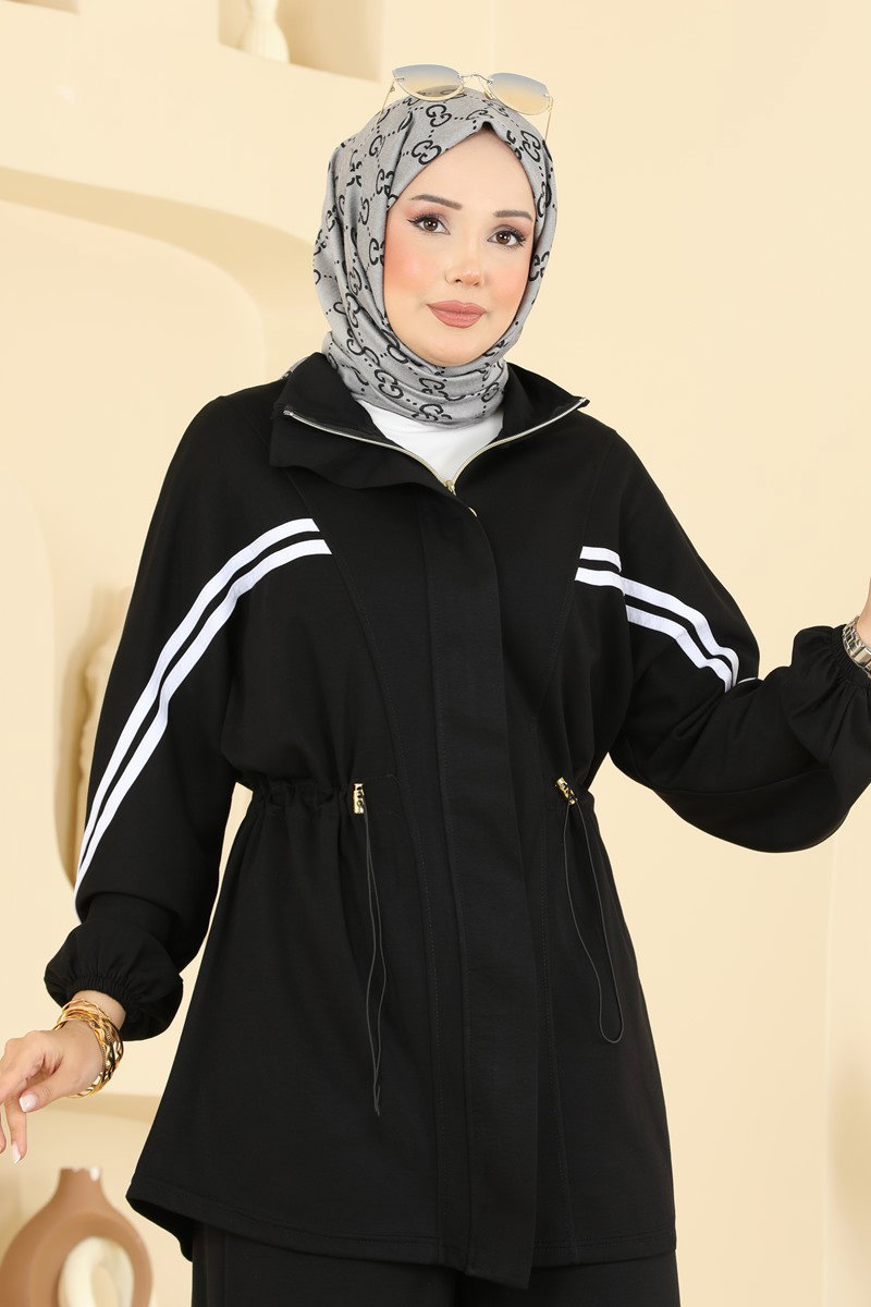Şerit Detaylı 2 li Takım 4014HBSK1217 görsel 3