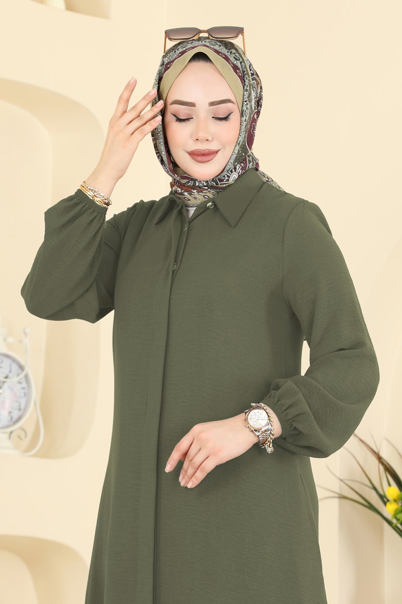 Önden Düğmeli 2 li Takım 9240PLK541 görsel 3