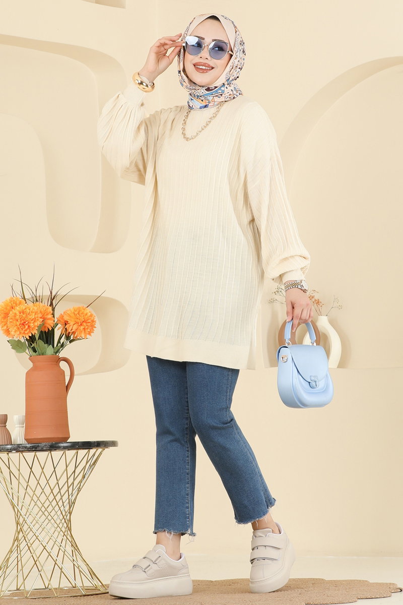 Balon Kol Triko Tunik 2199UZ662