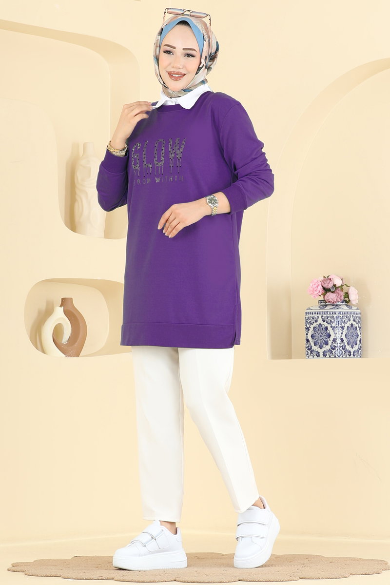 Taş Baskılı İki İp Tunik 2804TPK1167
