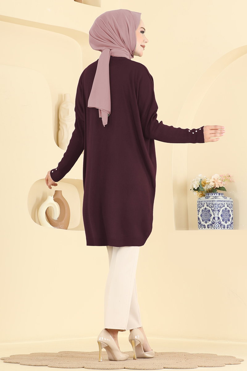 Taş Detaylı Triko Tunik 1100KLN570 görsel 4
