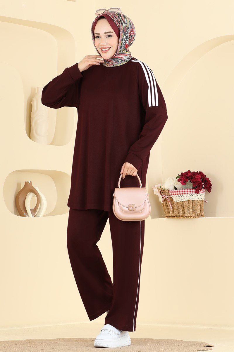 Şerit Detaylı Modal 2 li Takım 808MRK805