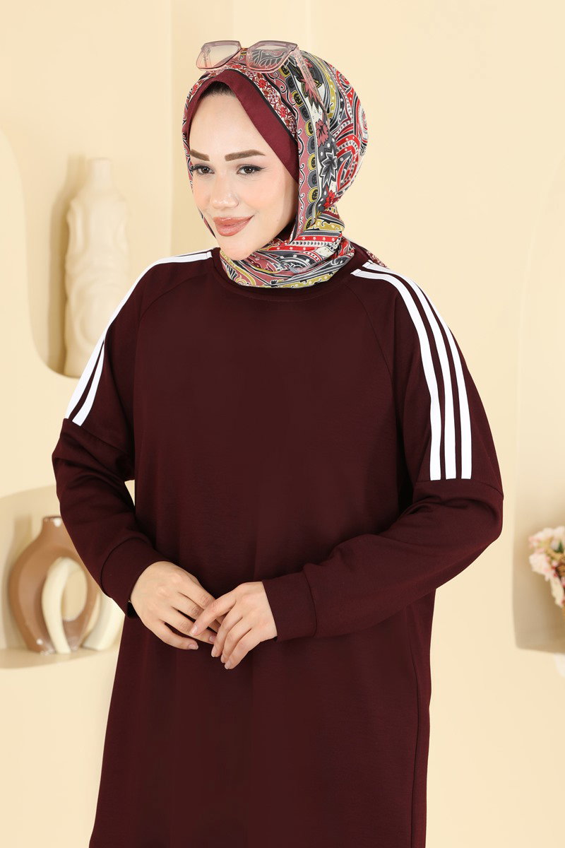 Şerit Detaylı Modal 2 li Takım 808MRK805 görsel 3