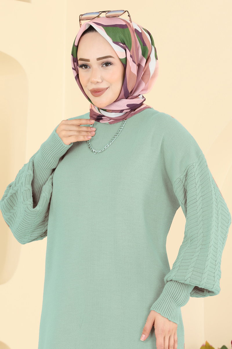 Yandan Yırtmaçlı 2 li Takım 2839AYD574 görsel 3