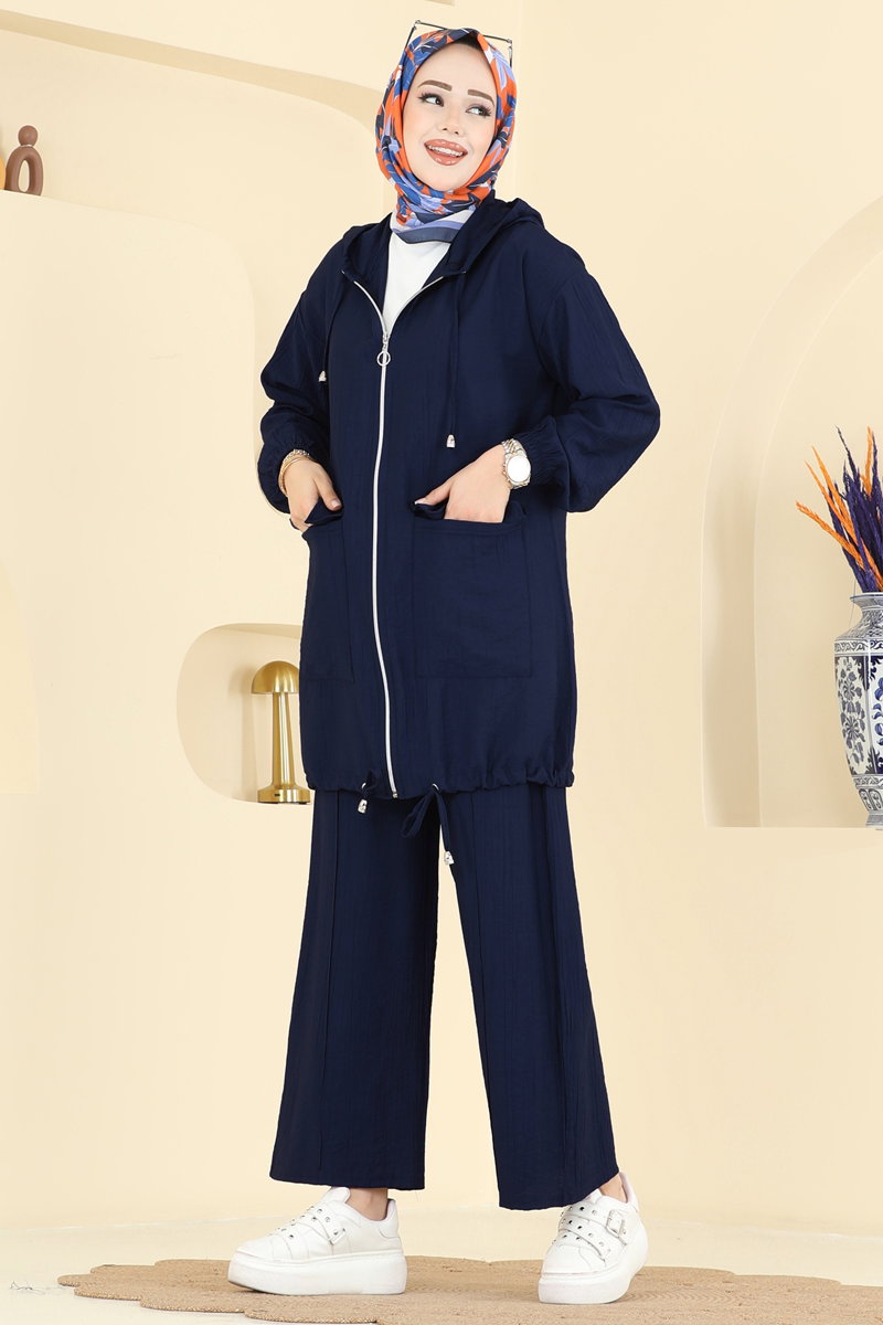 Kapüşon Detaylı Pantolonlu Takım 3258HBS856