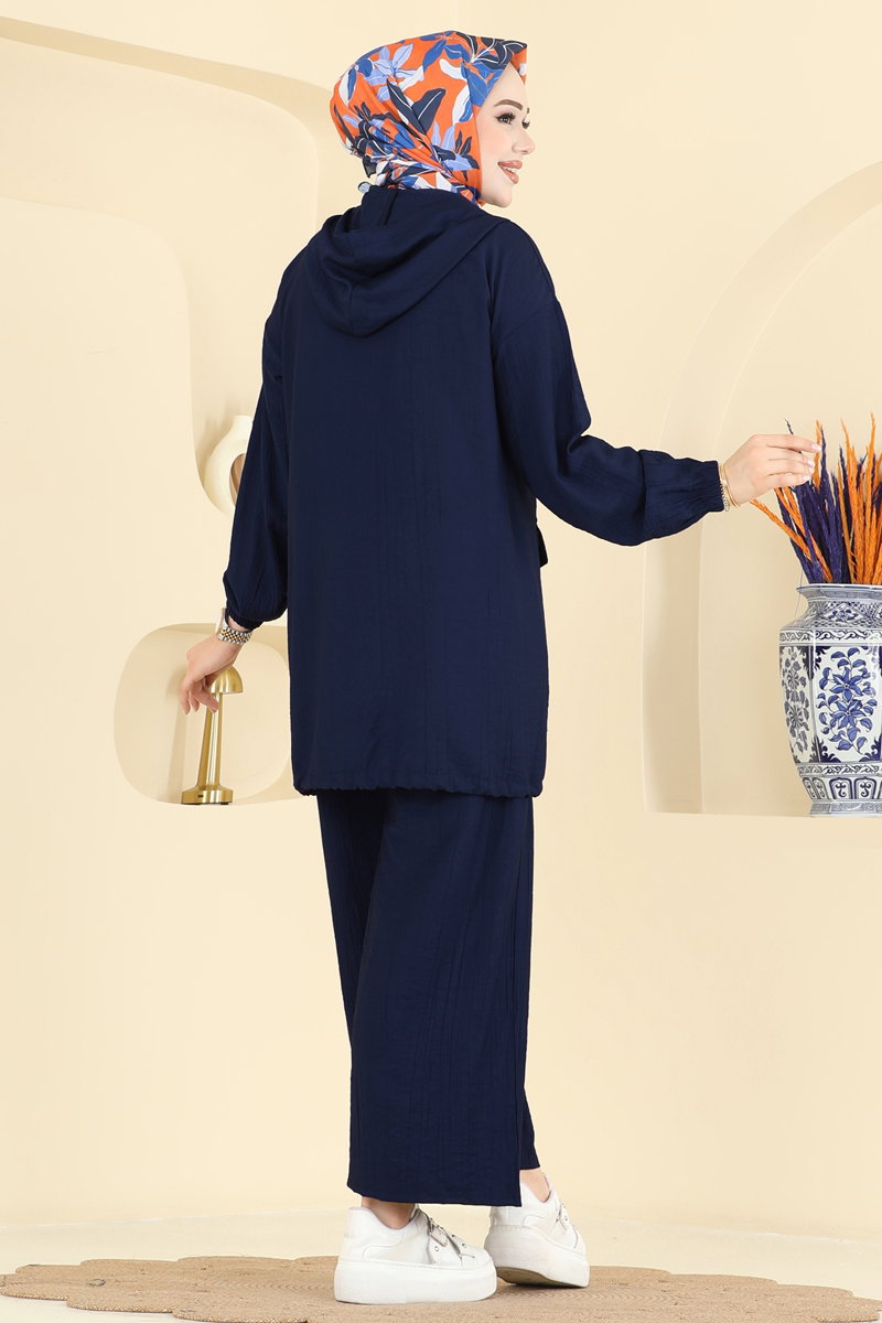 Kapüşon Detaylı Pantolonlu Takım 3258HBS856 görsel 4