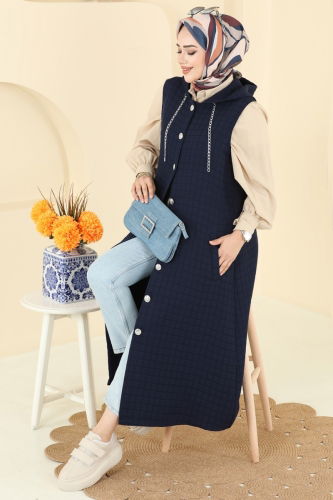 T.R.T. - Vest 1979TRT545 Navy Blue