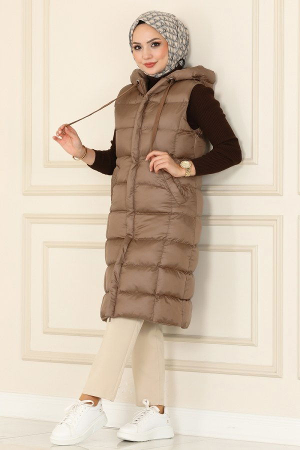 Vest 3023AL357 Brown - 2