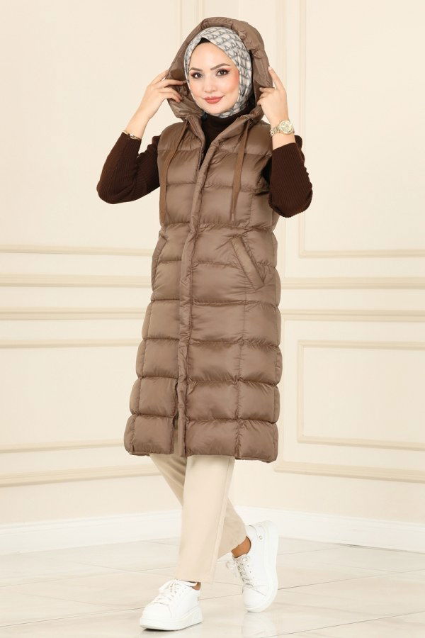 Vest 3023AL357 Brown - 3