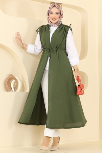 P.L. - Vest PL9248 Khaki