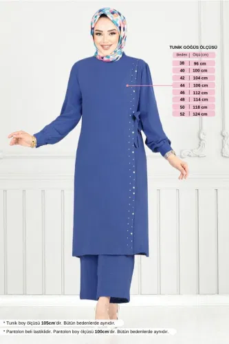 MRV P.L. - Yandan Bağcıklı Aerobin Takım 9145PL940-M Koyu İndigo