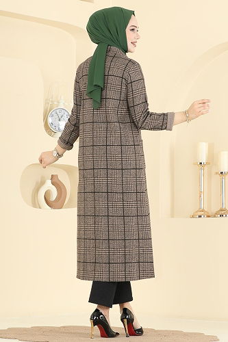 moda selvim Yarım Fermuarlı Balıksırtı Takım 24010UKB139 Vizyon - Thumbnail