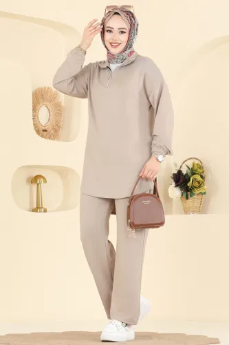 A.Y.D. - Yarım Fermuarlı Taşlı Takım 2743AYD574 Taş