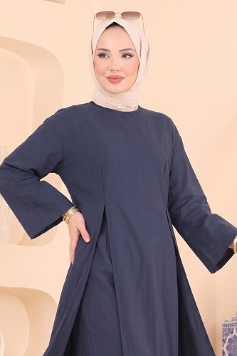 moda selvim Yırtmaç Detaylı 2 Lİ Takım 015ZMRK1203 Laci - Thumbnail