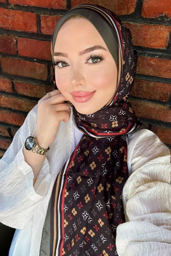 A.R.T. - Yonca Desen Soft Şal Serisi 702ART1138 Haki