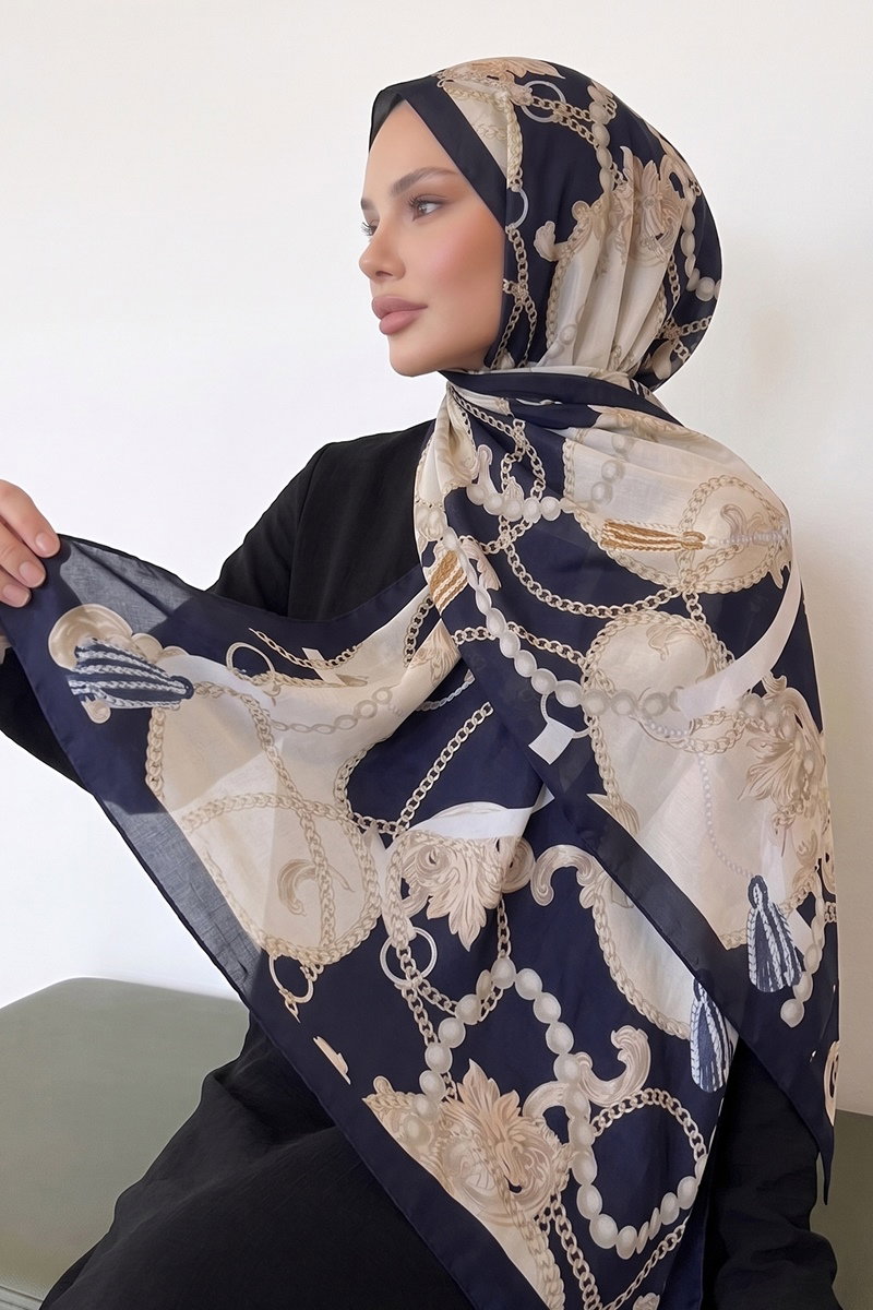 Zincir Desenli Şal 160IPK758 Laci