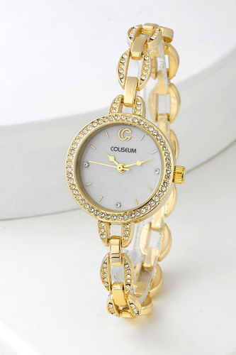C.L.S.K. - Zincir Kordonlu Kol Saati 8769CLSK1184 Gold